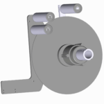 Godex ZX1000i 260mm Label Unwinder with Tension Control ersetzt AG-3000-UNWIND + CS-ZX-TEXTILE-UNW