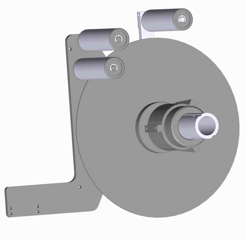 Godex ZX1000i 260mm Label Unwinder with Tension Control ersetzt AG-3000-UNWIND + CS-ZX-TEXTILE-UNW
