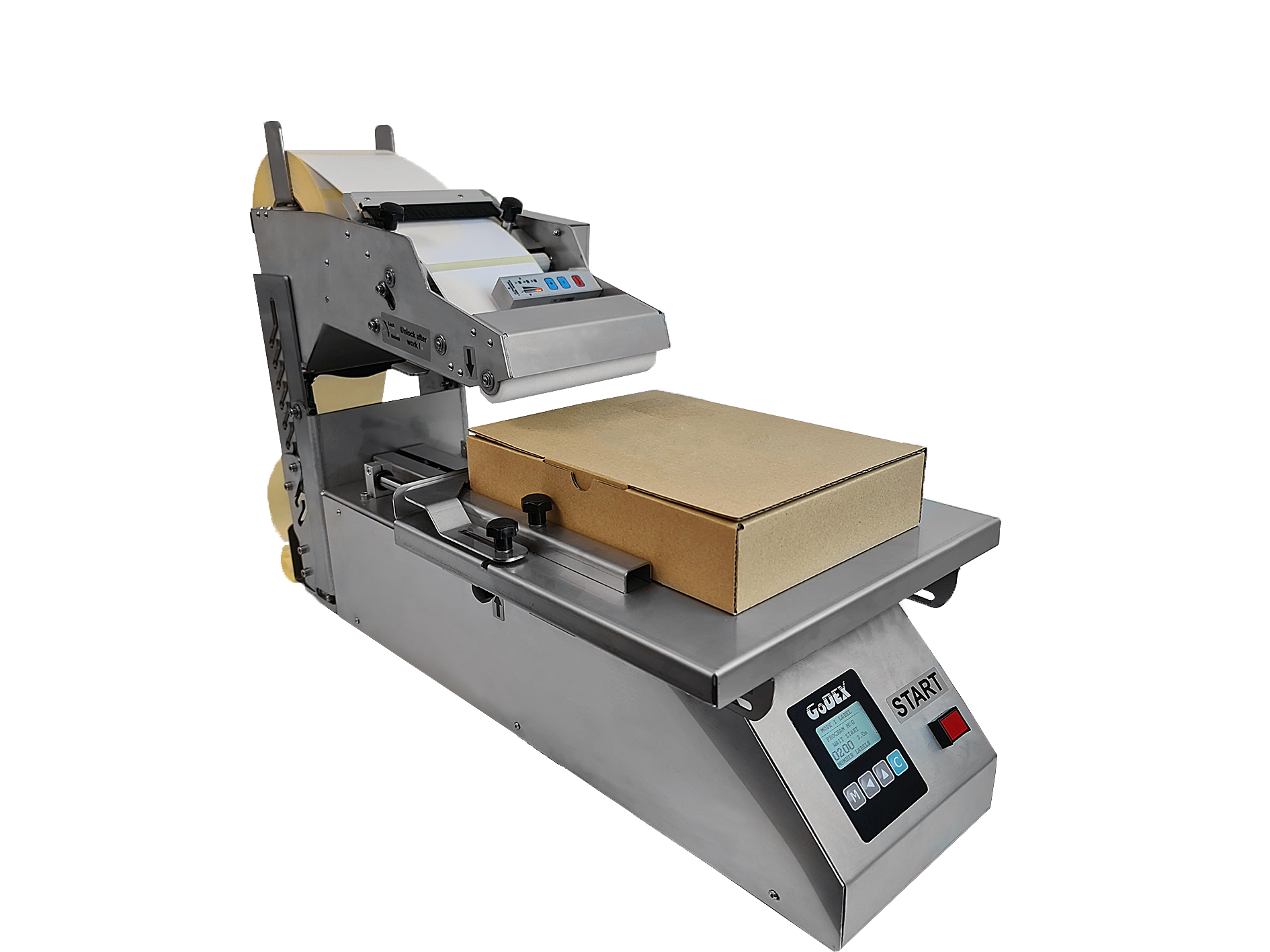 Godex AP200-FB poluautomatski aplikator nalepnica (etiketa) sa ravnim ležištem